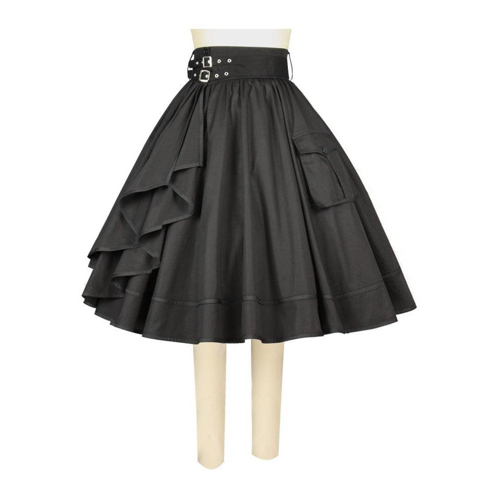 Stacy Steampunk Skirt in Black – Glitz Glam and Rebellion