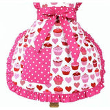 Hemet Valentine Cupcake Love Apron-Pinup Aprons-Glitz Glam and Rebellion GGR Pinup, Retro, and Rockabilly Fashions