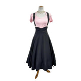 Black 50's Style Jumper Skirt-Skirts-Glitz Glam and Rebellion GGR Pinup, Retro, and Rockabilly Fashions