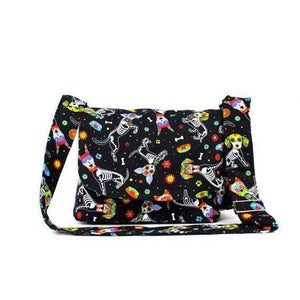 Hemet Los Perros Messenger Bag-Purses-Glitz Glam and Rebellion GGR Pinup, Retro, and Rockabilly Fashions
