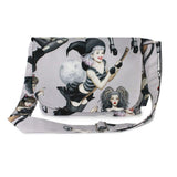 Hemet Gothabilly Messenger Bag-Purses-Glitz Glam and Rebellion GGR Pinup, Retro, and Rockabilly Fashions